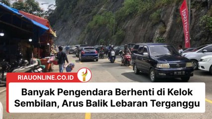 Banyak Pengendara Berhenti di Kelok Sembilan, Arus Balik Lebaran Terganggu