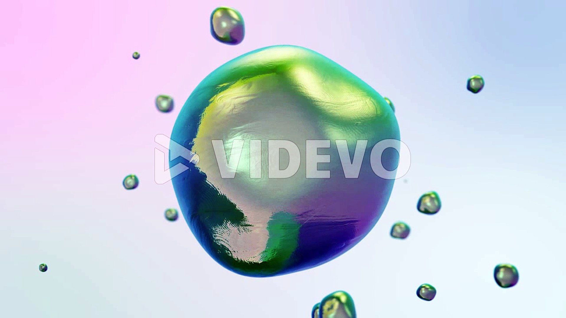 ⁣Abstract Liquid Bubble Background Motion Graphics