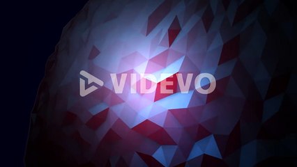 Animation abstract blue liquid orb in cosmos black background