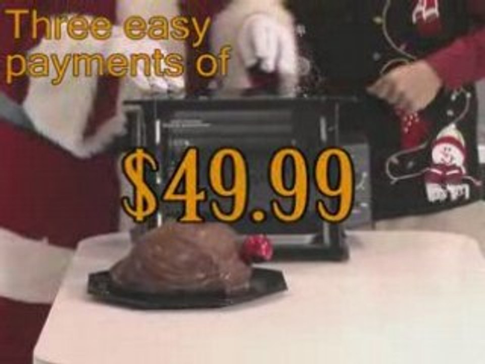 Santa Claus' North Pole roaster Infomercial. Hy...
