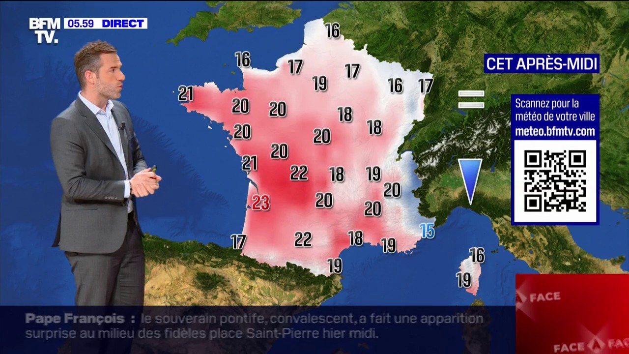 Du soleil dans une grande partie du pays, de la fraicheur dans la matinée mais des températures en hausse cet après-midi... La météo de ce lundi 7 avril