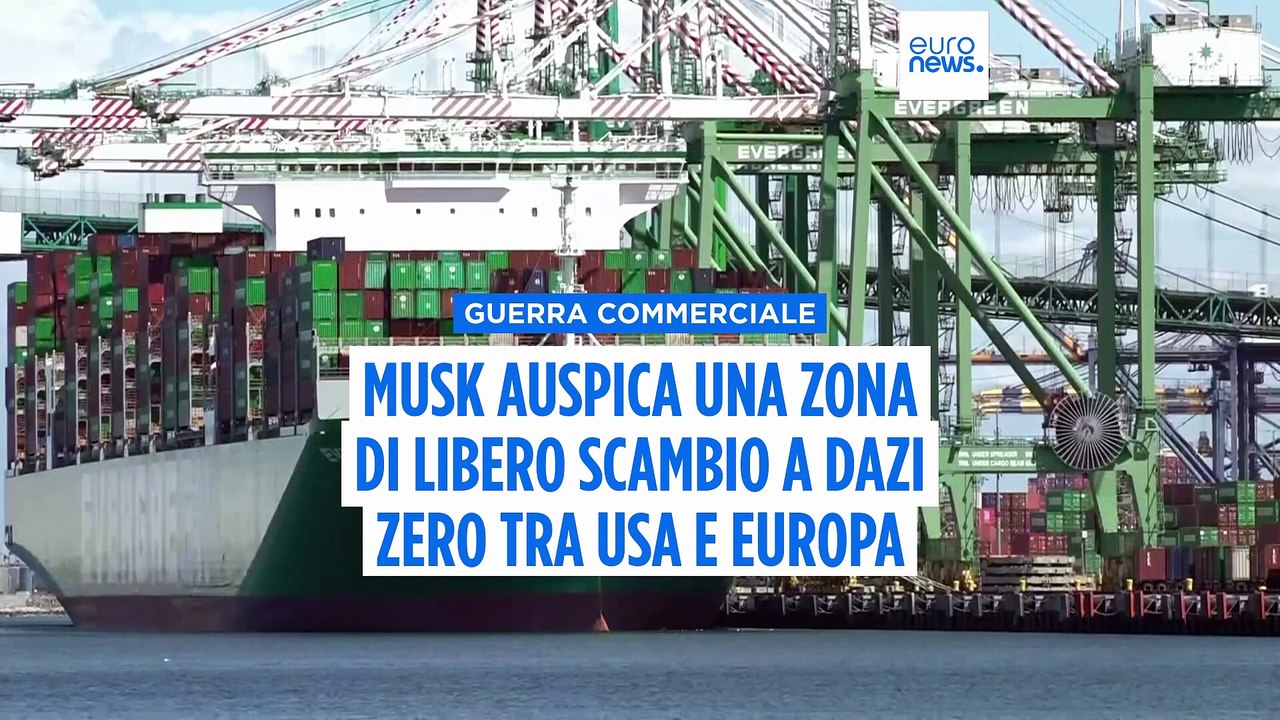Elon Musk auspica una "zona di libero scambio" tra Europa e Usa