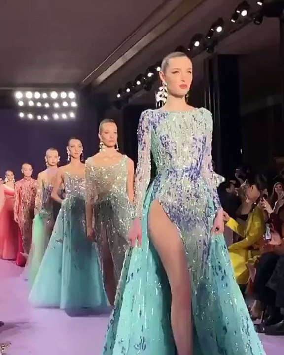 سحر شاطئ سردينيا في تفاصيل عرض جورج حبيقة للهوت كوتور لربيع وصيف 2020