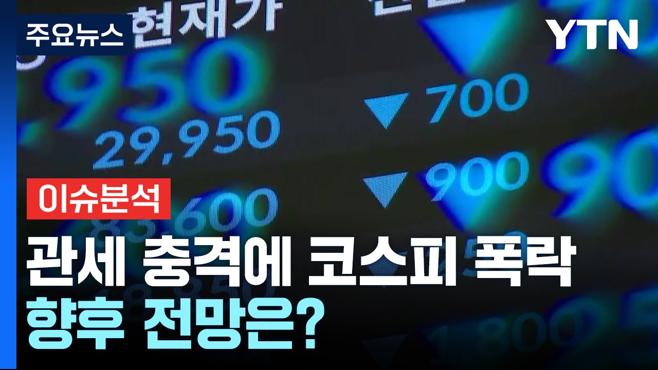 [뉴스나우] 트럼프 관세 충격에 코스피 폭락...향후 전망은? / YTN