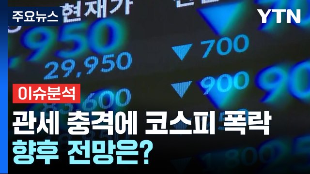 [뉴스나우] 트럼프 관세 충격에 코스피 폭락...향후 전망은? / YTN