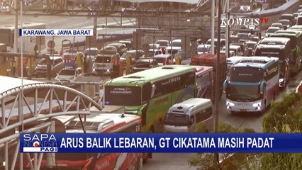 Arus Balik Lebaran, 120 Ribu Kendaraan Masuk dari Gerbang Tol Cikatama pada Senin (7/04/2025) Pagi