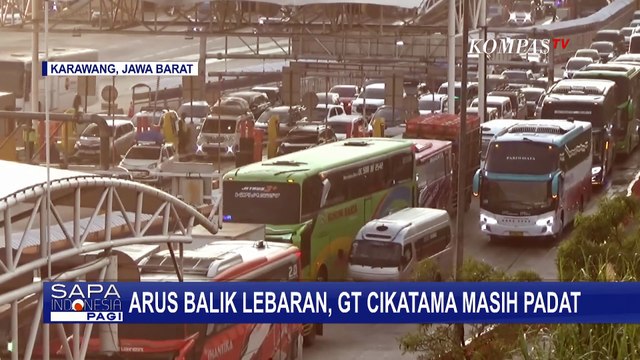 Arus Balik Lebaran, 120 Ribu Kendaraan Masuk dari Gerbang Tol Cikatama pada Senin (7/04/2025) Pagi