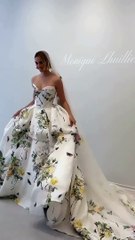 مجموعة Monique L’huillier لخريف 2025: فخامة فيكتورية ولمسات عصرية في عالم الزفاف