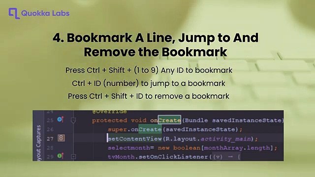 Top 10 Useful Android Studio Tips and Tricks (Shortcuts) for Android Developers _ Quokka Labs