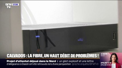 Dans le Calvados, les habitants font face à de nombreux problèmes sur la fibre
