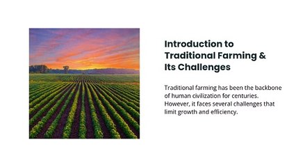 Bridging Traditional Farming with Modern Technology