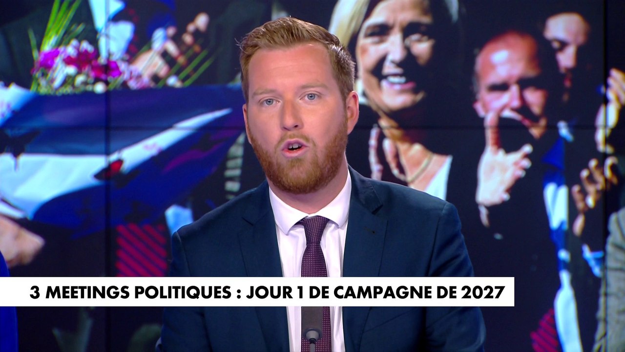 L'édito de Thomas Bonnet : «3 meetings politiques : un jour de campagne de 2027»