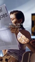 ساعة رويال أوك الأيقونية من أوديمار بيغيه تعود بحجم جديد وتصاميم بتأثير بصري غامر