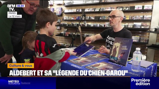 Aldebert, le chanteur star des enfants, remplit les librairies avec son nouveau livre Gaspard et la légende du chien-garou