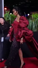 الفستان الأحمر يتصدر أجمل خيارات المشاهير لهذا الأسبوع