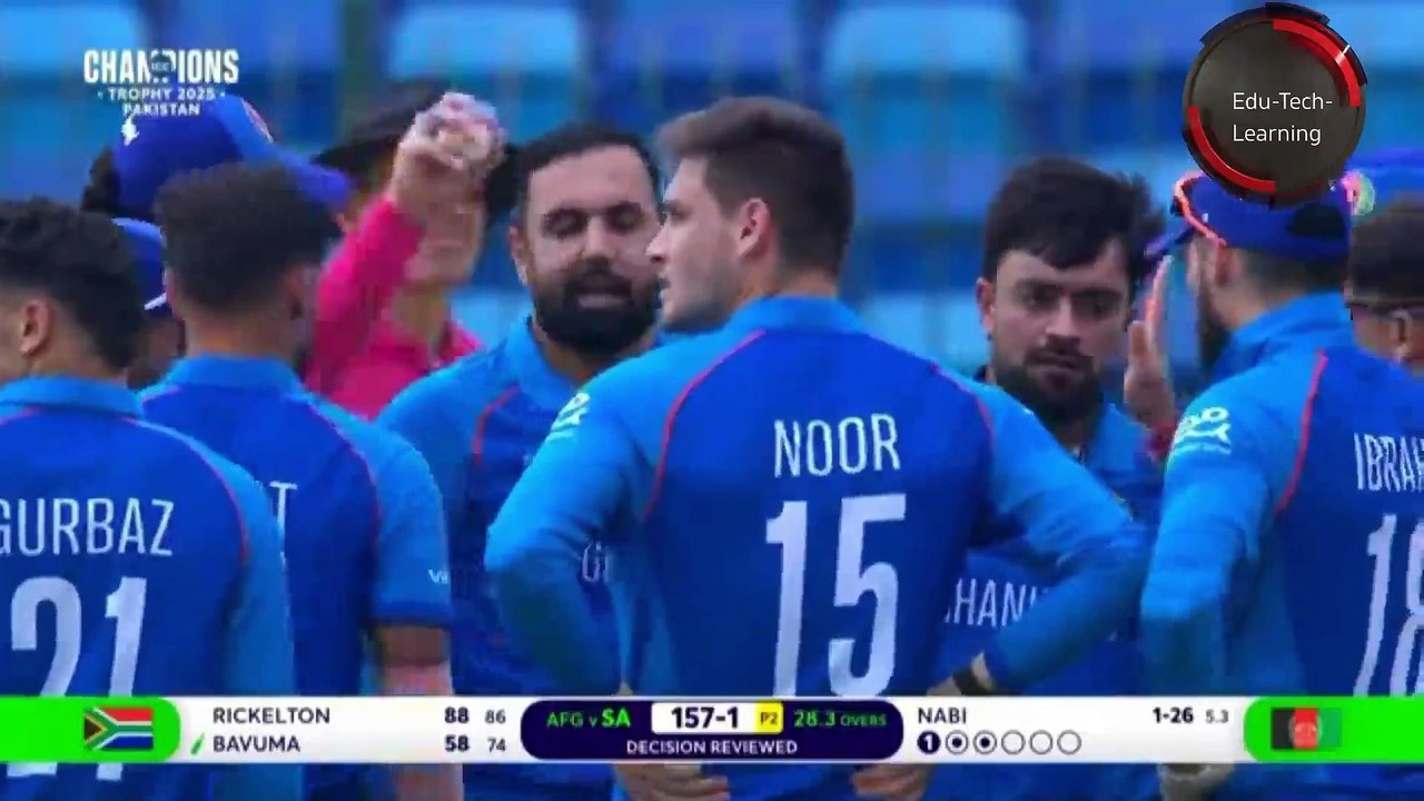 South Africa Vs Afghanistan | Highlights | ICC Champion Trophy 2025 | Pakistan Cricket | Highlights Sa Vs Afg | #PCB | #SAvsAfg