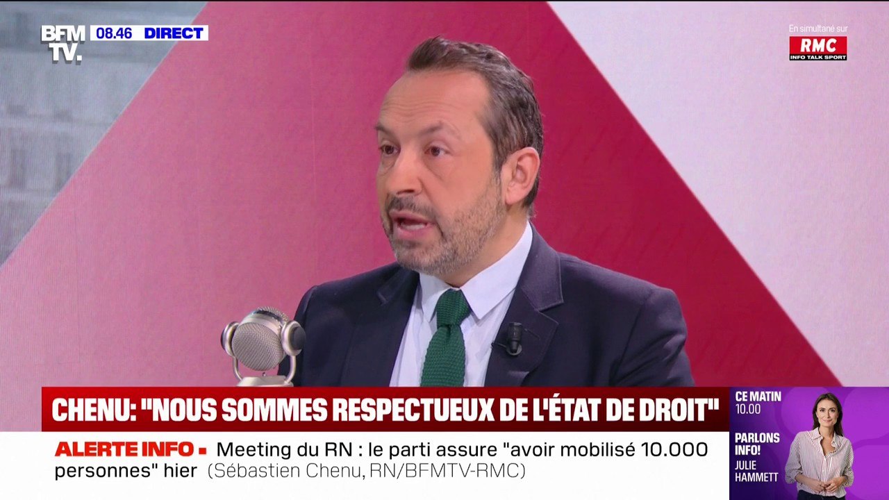 Sébastien Chenu (RN): "Jordan Bardella se prépare pour être Premier ministre de Marine Le Pen"