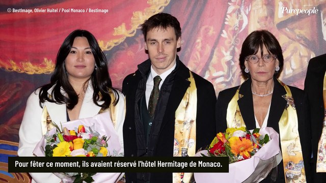 Stéphanie de Monaco présente pour sa petite-fille Victoire au cours d'une fête dans un lieu très huppé