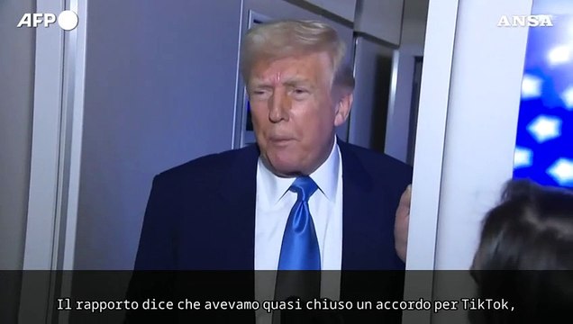 Trump: Cina ha fatto saltare accordo su Tiktok per i dazi