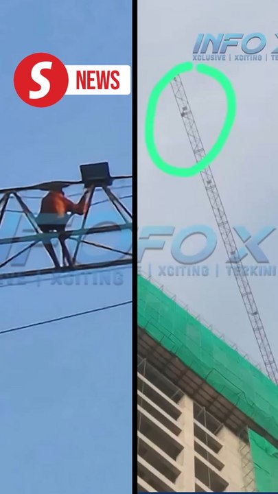 Man ‘sleepwalks’, ends up 126m above the ground