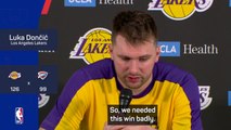 Doncic delighted as Lakers earn much-needed win against the Thunder