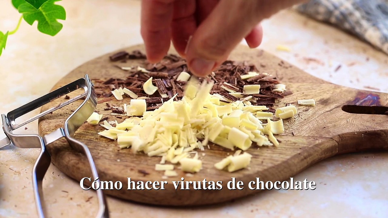 Cómo hacer virutas de chocolate - Cocina Fácil
