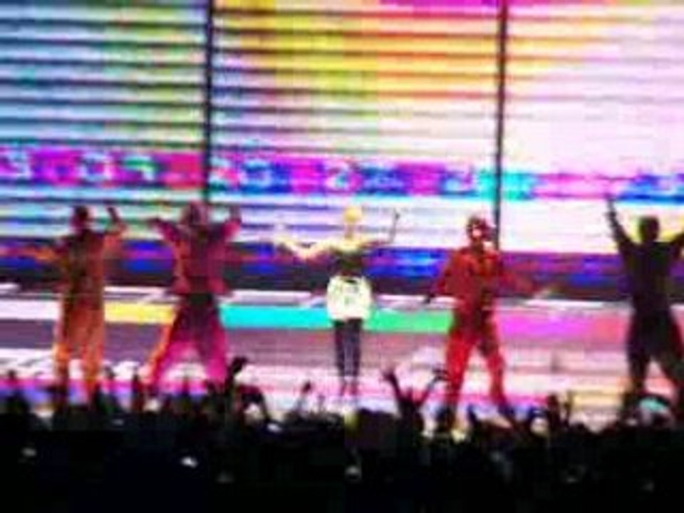 kylie X tour In my arms