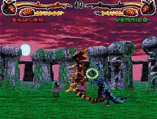 Primal Rage Showdown (SEGA GENESIS) Sauron Walkthrough