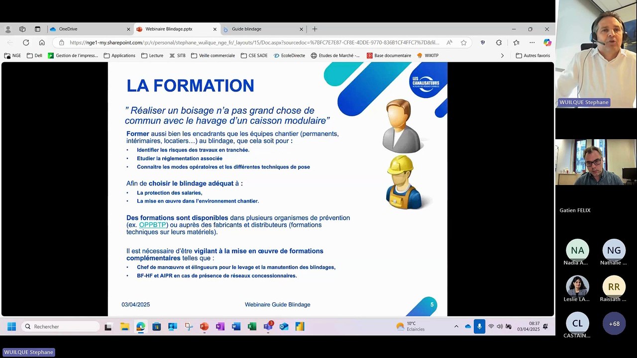 Webinaire n° 10 :  le guide de blindage