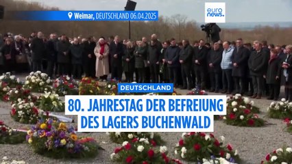 Gedenkfeier zum 80. Jahrestag der Befreiung des Konzentrationslagers Buchenwald