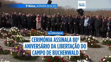 Alemanha assinala o 80º aniversário da libertação do campo de concentração de Buchenwald