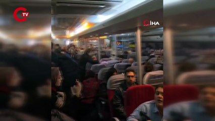 Denizde yaşanan korku dolu anlara ait yeni görüntüler ortaya çıktı