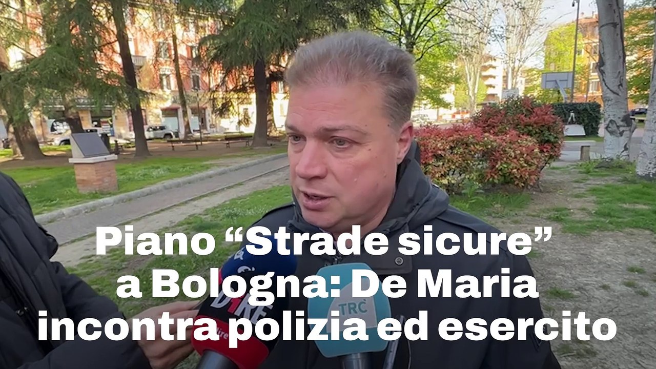 Piano "Strade sicure" a Bologna: De Maria incontra polizia ed esercito