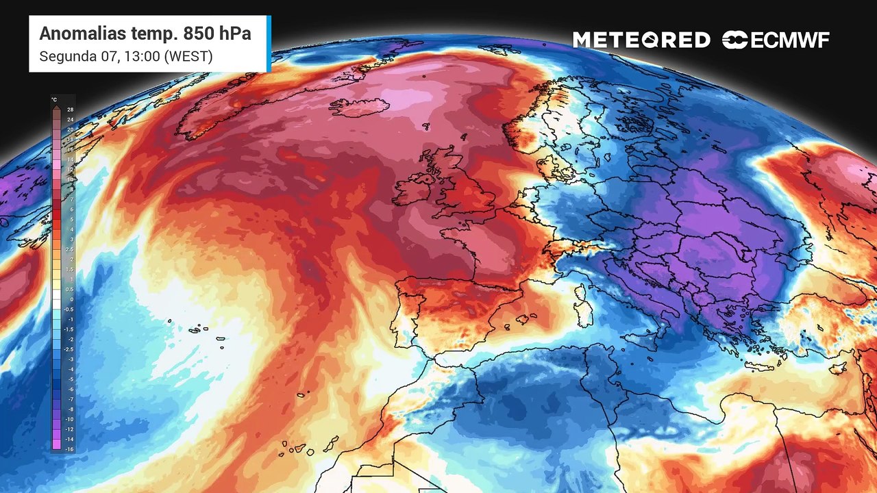 As temperaturas vão aumentar, aumentando a anomalia térmica positiva em todo o território continental português