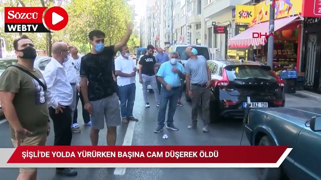 Şişli'de yolda yürürken başına cam düşerek öldü; ailesi tazminat davası açtı
