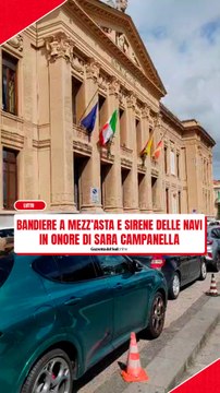 Bandiere a mezz’asta a Messina nel giorno dei funerali di Sara Campanella. Le navi dello Stretto omaggiano la ragazza