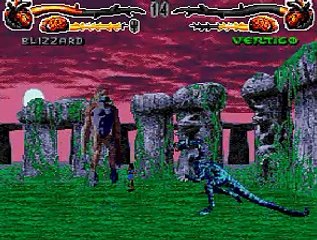 Primal Rage Showdown (SEGA GENESIS) Blizzard Walkthrough