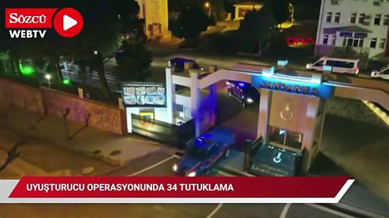 Kahramanmaraş merkezli uyuşturucu operasyonunda 34 tutuklama