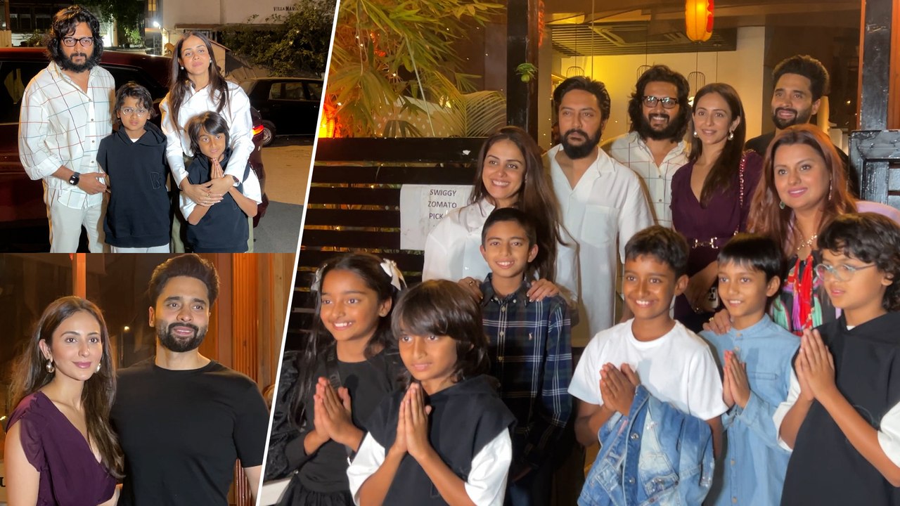 Riteish, Genelia, Jackky, Rakul Preet & Cute Kids - Namastey From Deshmukh's & Bhagnani's!