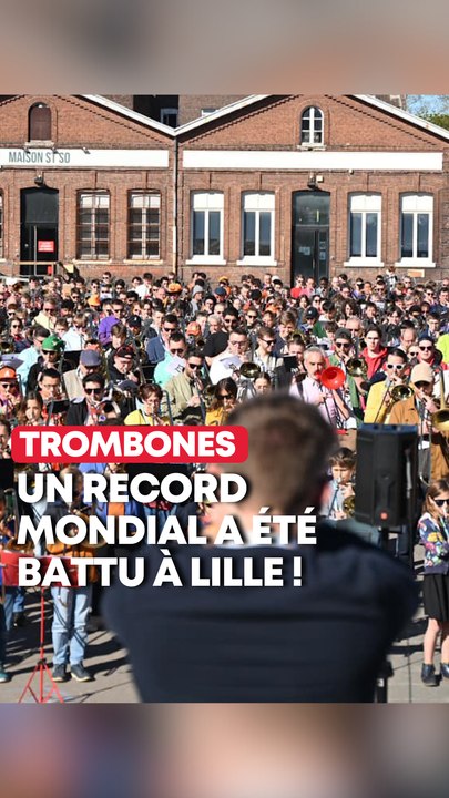 Un record mondial de trombones enregistré à Lille !