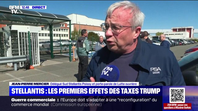 Droits de douane américains: Il y a de l'inquiétude , confie ce délégué syndical Stellantis