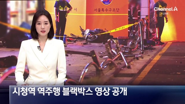 ‘시청역 역주행’ 운전자, 블랙박스 영상 공개