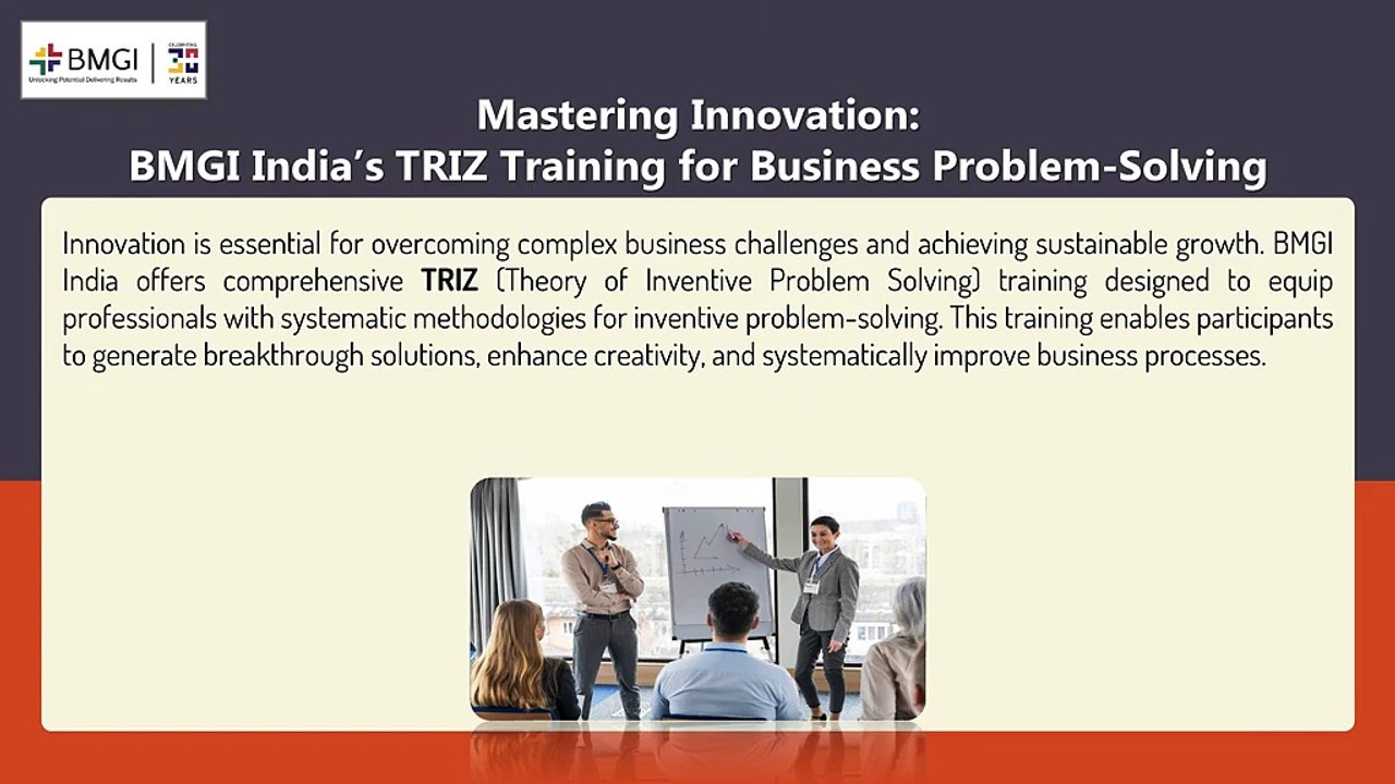 Mastering Innovation_ BMGI India’s TRIZ Training for Business Problem-Solving