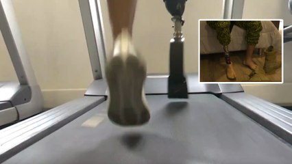 Impresionante transformación de infante de marina que perdió una pierna por mina antipersonal