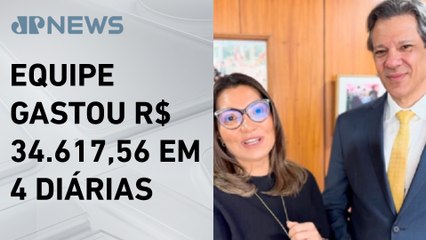 Haddad gasta 92% a mais em viagem a Paris do que Janja