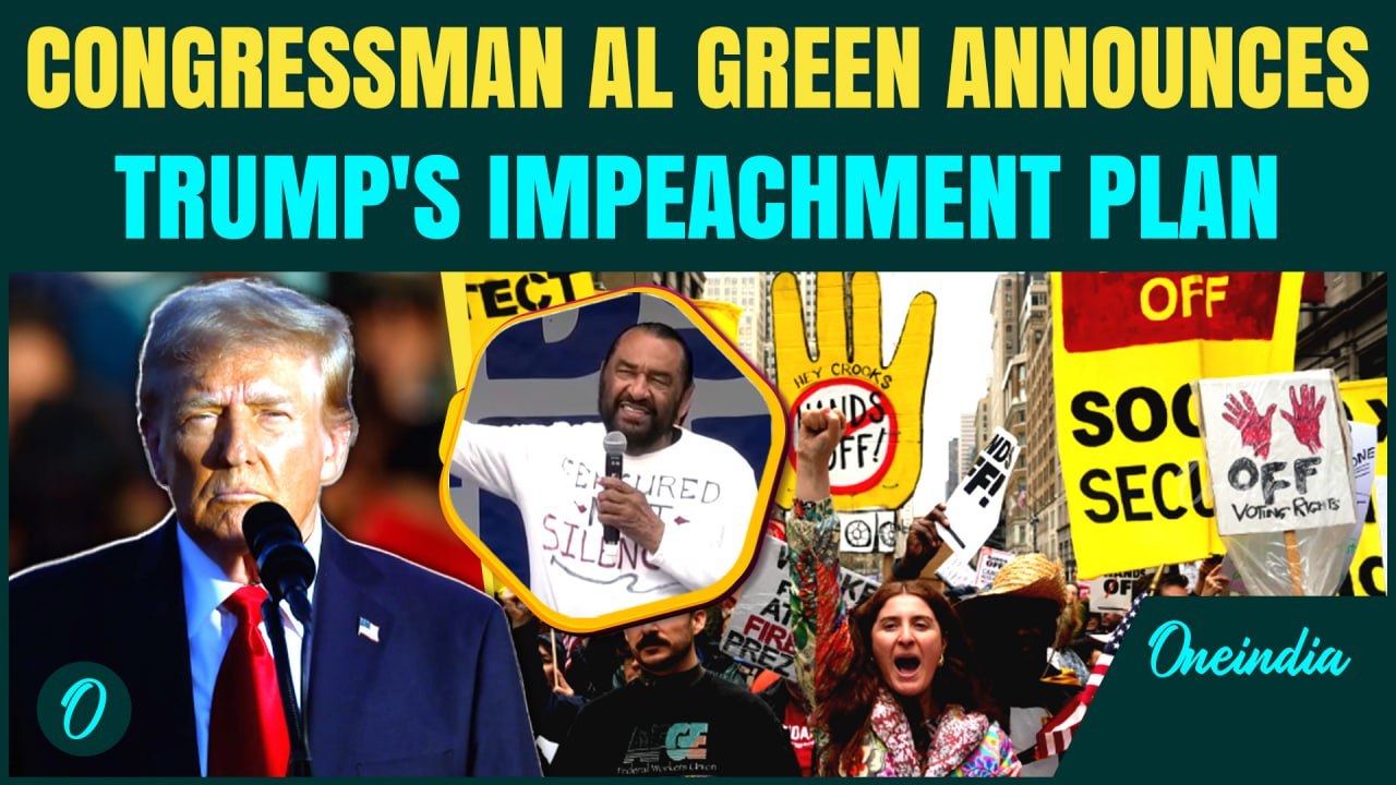 'Trump Impeachment Very Soon...:' Al Green Vows To U.S President's Impeachment At Hands Off Rally