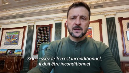 Zelensky regrette l'absence de "réponse" américaine au refus d'un cessez-le-feu par Poutine