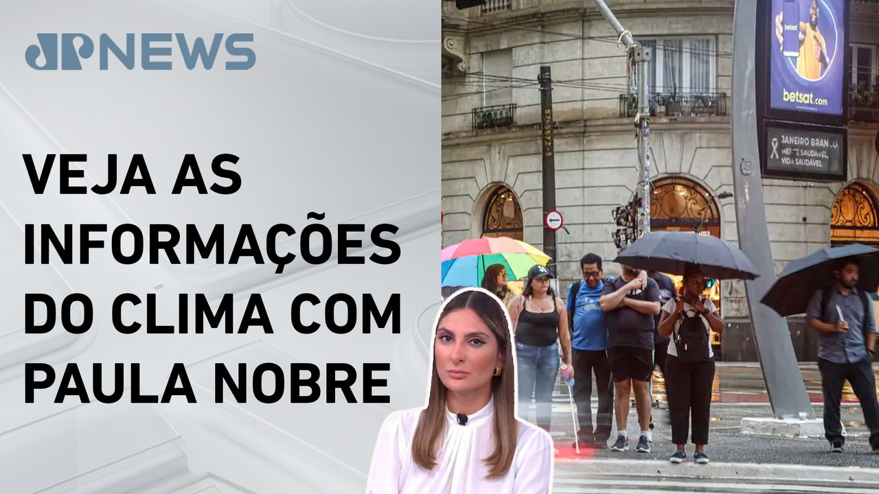 Chuva perde força no Sudeste, mas frio e instabilidade continuam no Sul | Previsão do Tempo