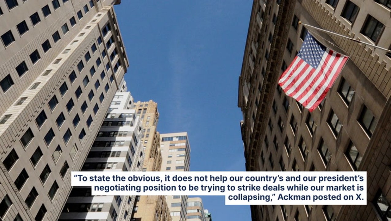 Bill Ackman Blames Market Collapse On Tariff Timing, Says Trump Advisor 'Should Be Fired Now:' Predicts 'A Lot More Than 5%' Dip