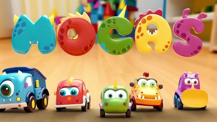 Çizgi film Mocas canavar arabalar Türkçe Saklambaç oynuyoruz